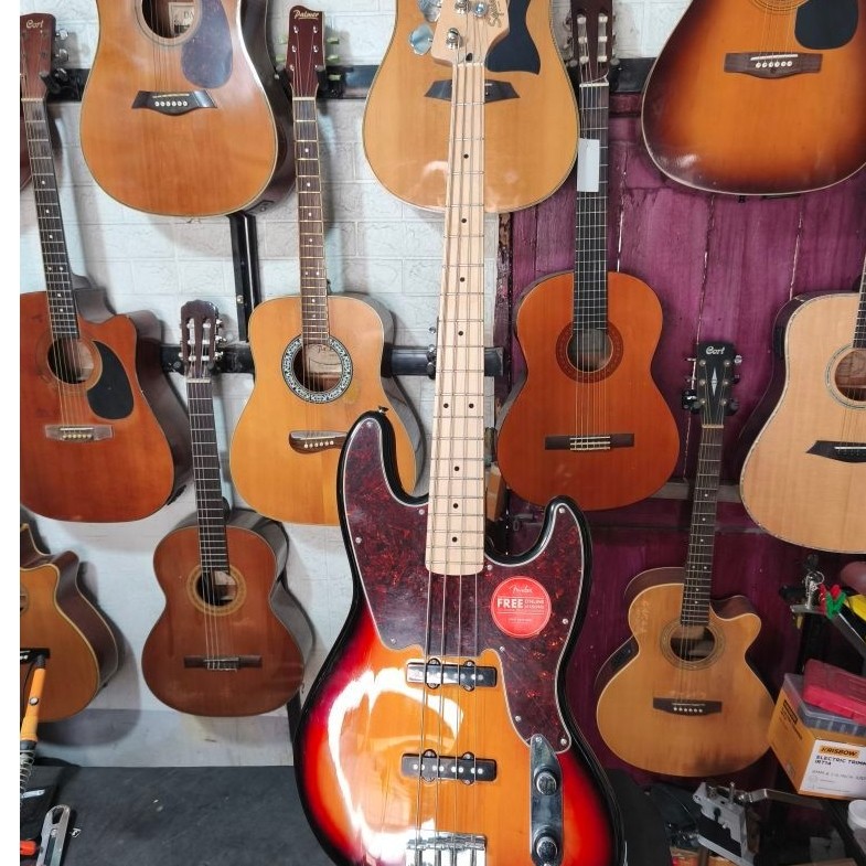 Bass Squier Paranormal Pasif Original Mulus Istimewa Second