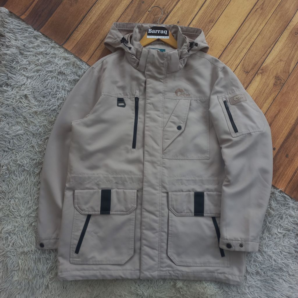 NEPA NOLIMIT UTILITY MULTIPOCKET SIDEPOCKET MOUNTAIN PARKA JACKET OUTDOOR WATERPROOF NOT gorpcore go