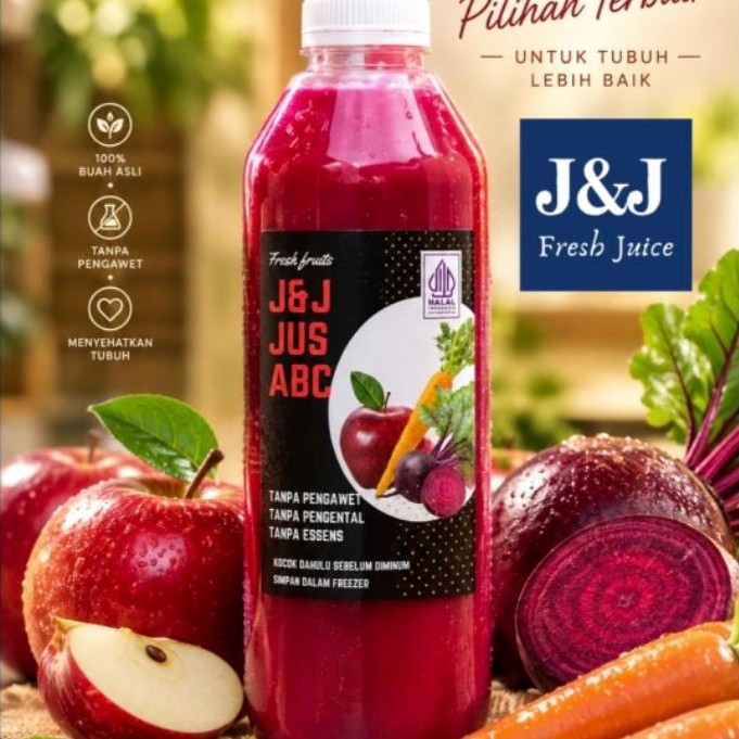 ABC Juice/jus Bit Apel wortel/jus Apple Bit Carrot /minuman jus / jus apel bit wortel J&J juice