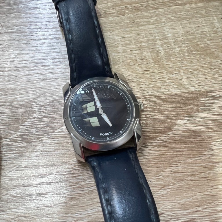 PRELOVED JAM TANGAN FOS*SIL BIG TIC LAKI LAKI