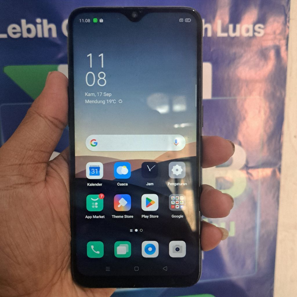 OPPO F9 RAM 4/64GB SECOND NORMAL TES HP ONLY SIAP PAKAI BERGARANSI