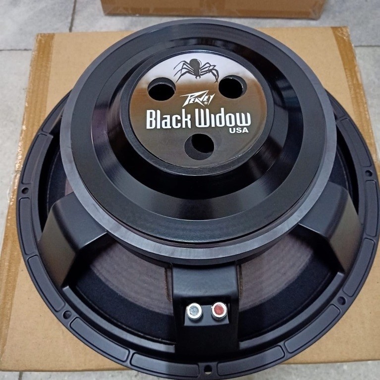 Speaker Peavey Black Widow USA 15” COIL 4 SUBWOOFER / Speaker Peavey Black Widow 15 inch Usa SUBWOOF