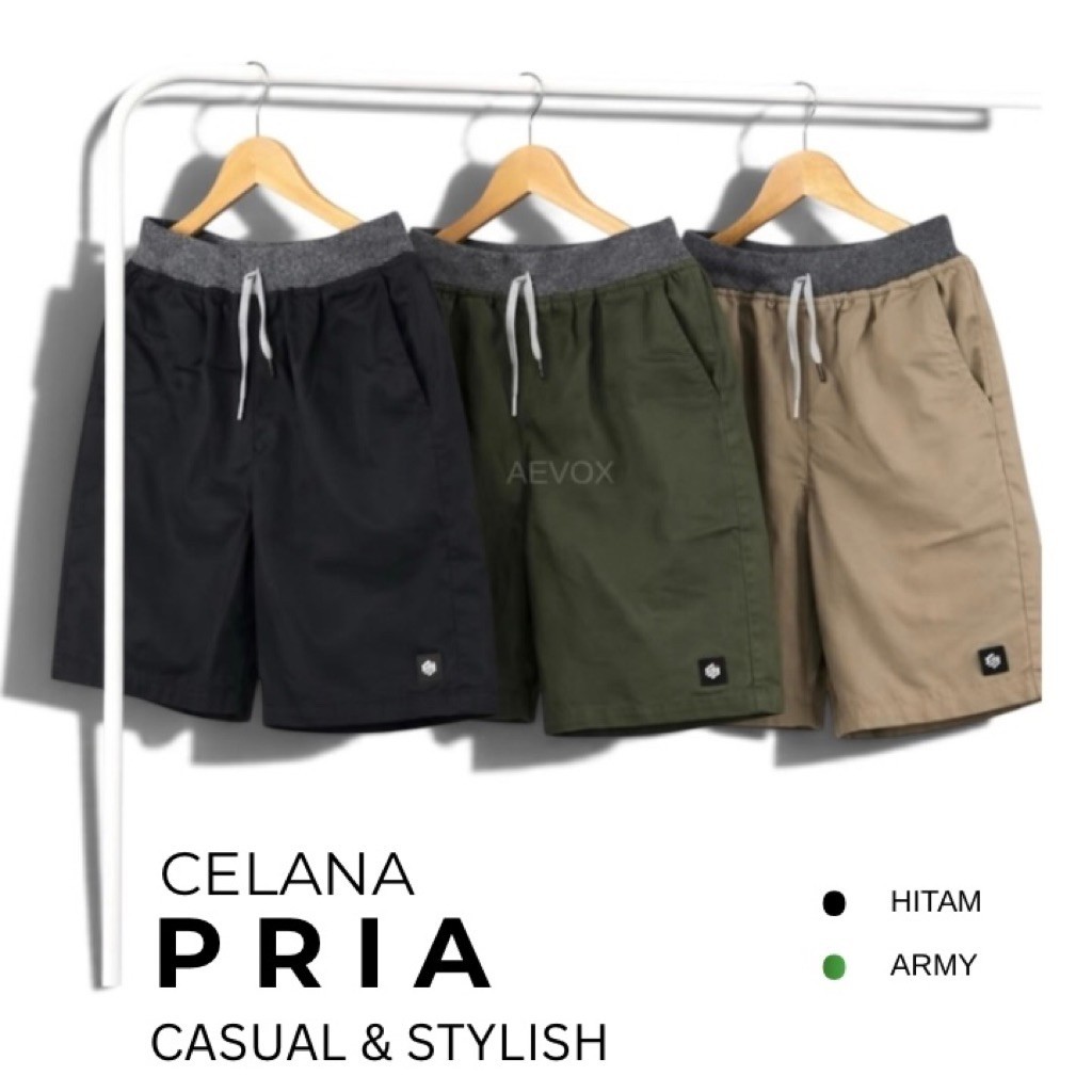 CELANA PENDEK CHINOS | CELANA PENDEK CHINOS PRIA | CELANA PENDEK CHINOS PREMIUM