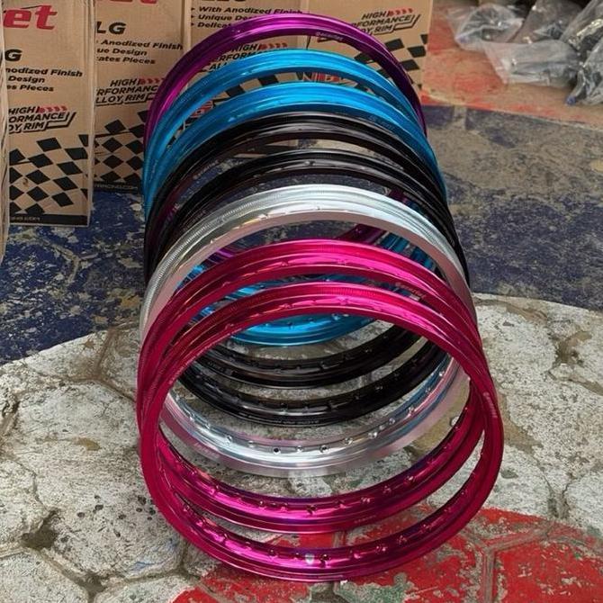 VLEG RUJI SCARLET RING 140 160 185 RING 17 WR HITAM SILVER TITANIUM HIJAU MERAH UNGU ICEBLUE PINK OR