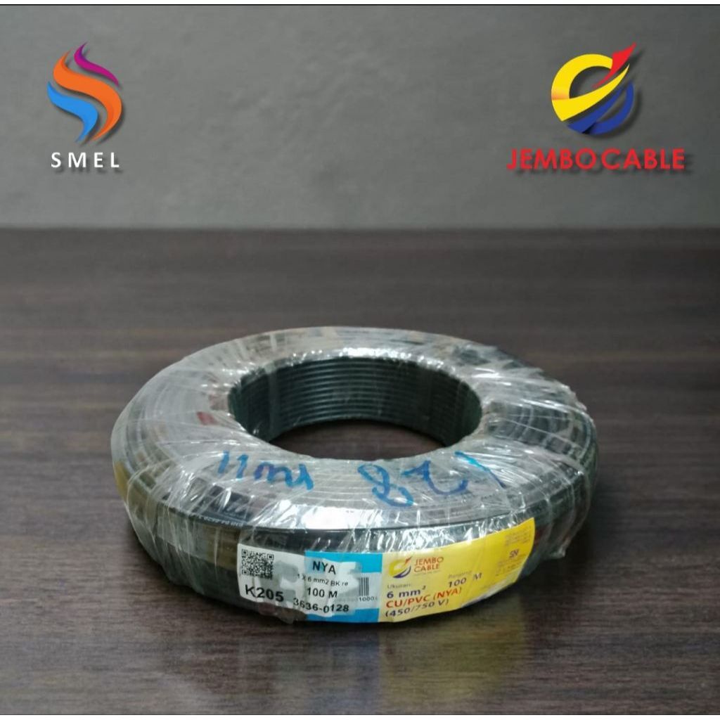 kabel jembo nya 6mm tunggal.moq2
