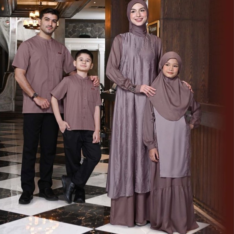SARIMBIT NIBRAS 2027 BAIKQU LILAC BAJU LEBARAN KELUARGA TERBARU 2027