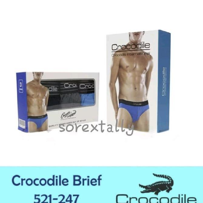 Crocodile Cd Pria Brief Katun 521 - 247 -3pcs
