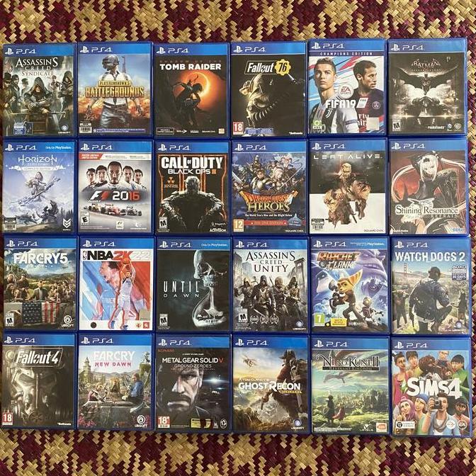 BD / KASET PS4 SECOND (SATUAN / BORONGAN)