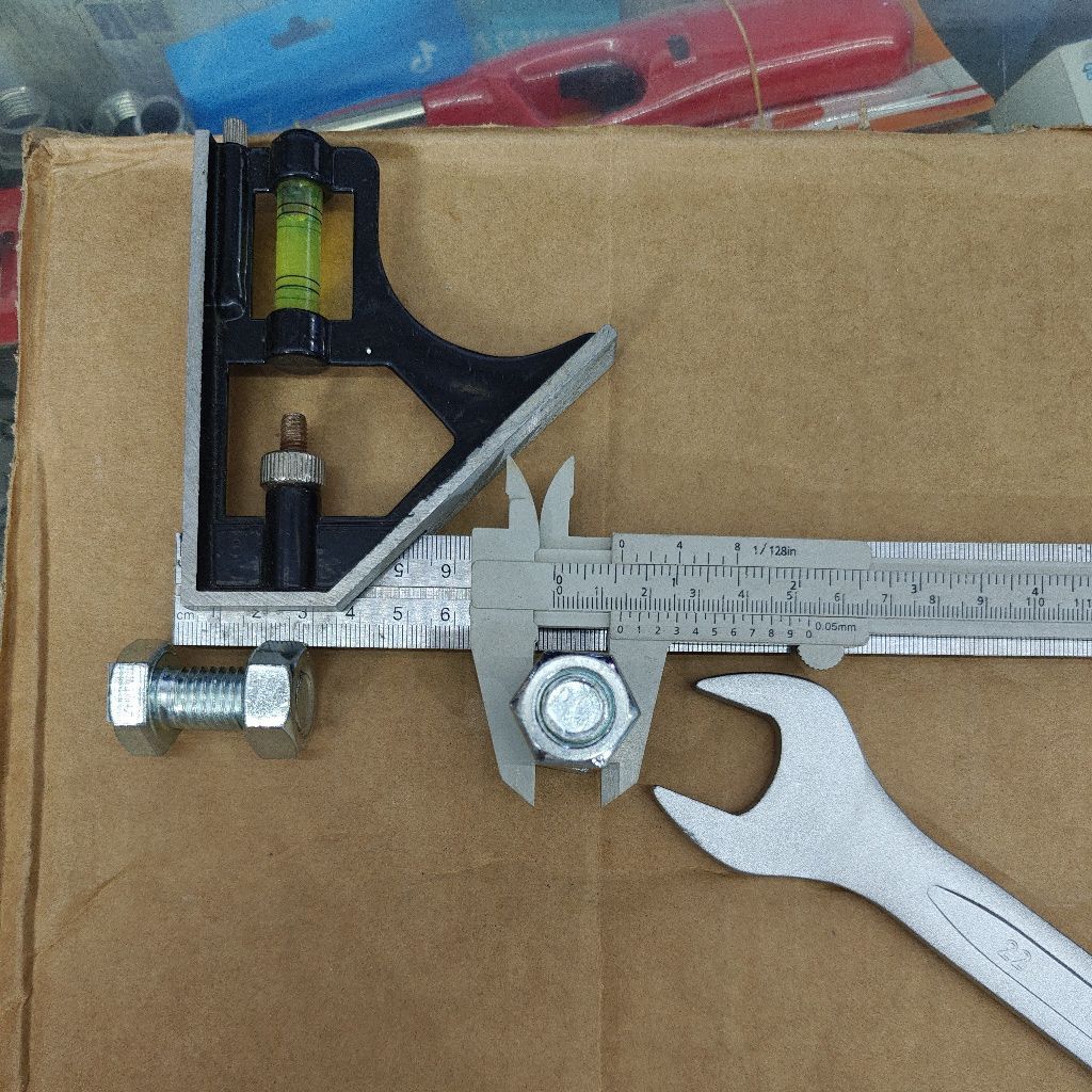 baut bolt m14 14mm x 30mm kunci 22 putih