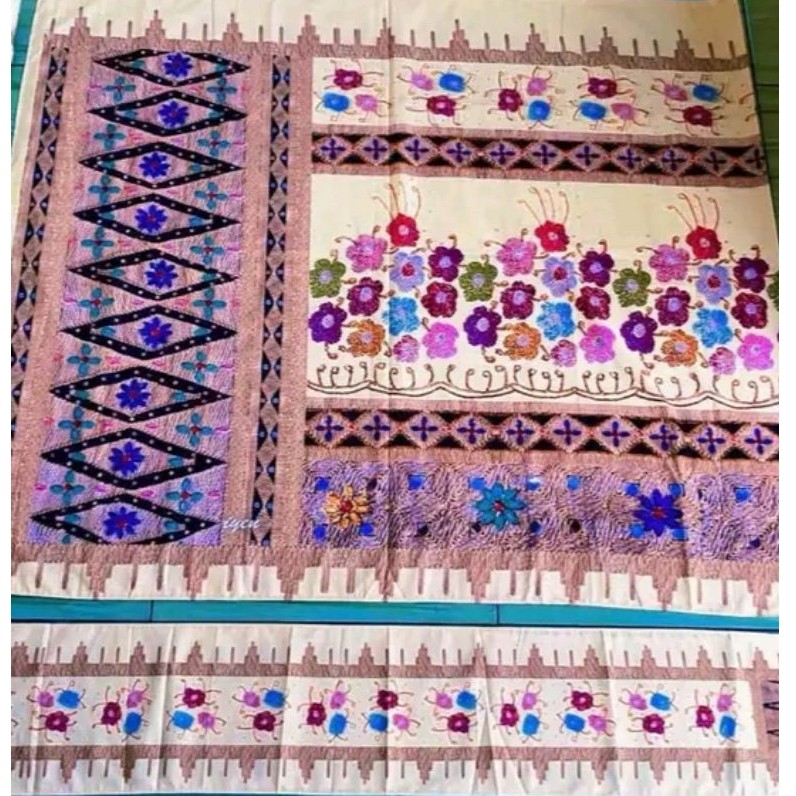 Kain Lilit Printing Motif Tapis Lampung