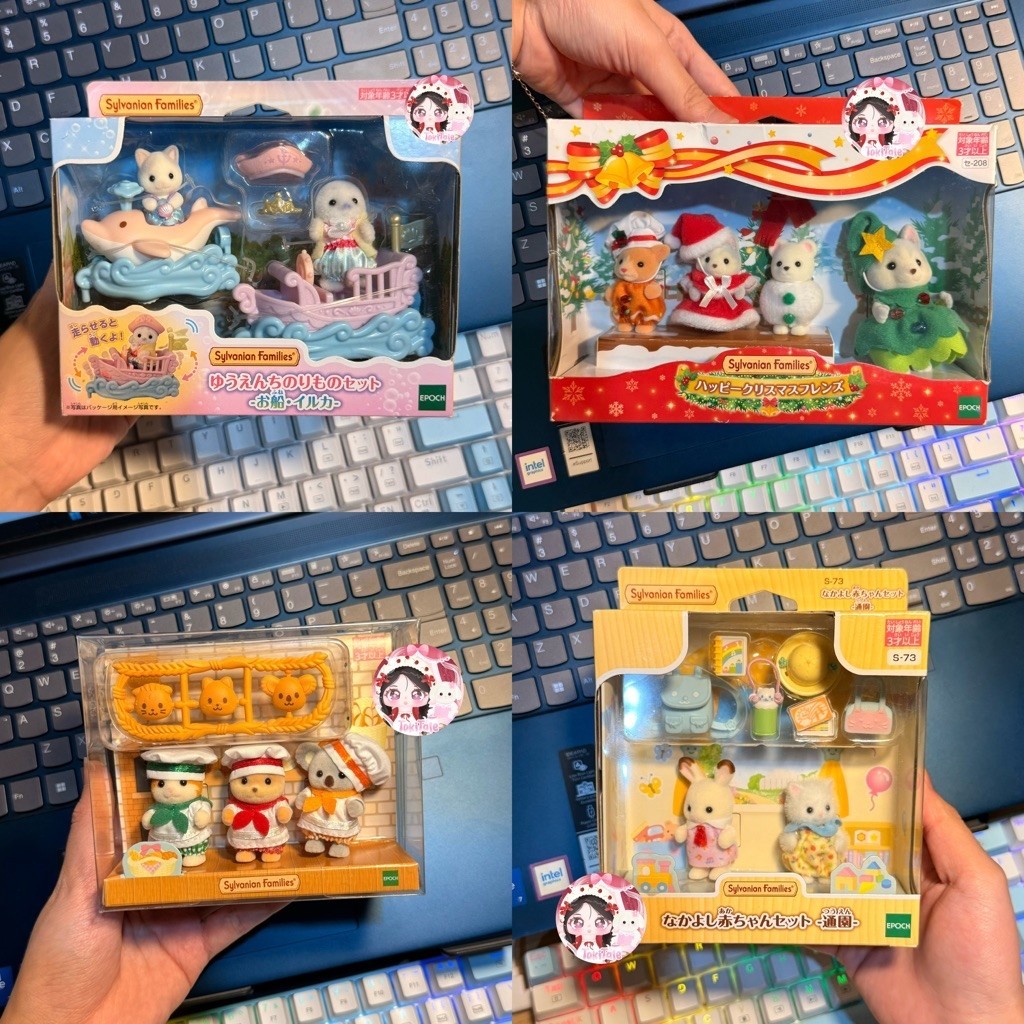 [READY] Sylvanian Families Aksesoris Set — Aksesoris Walk Along Duo, Royal Princess, Hamster Family,