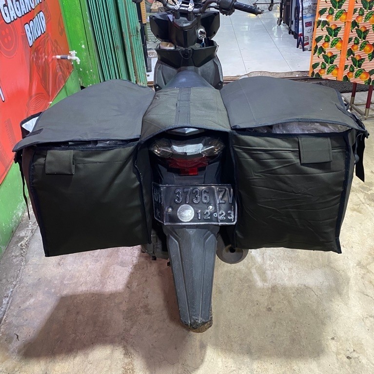 tas obrok ambung bronjong kandek tobos along-along taskurir keranjang motor