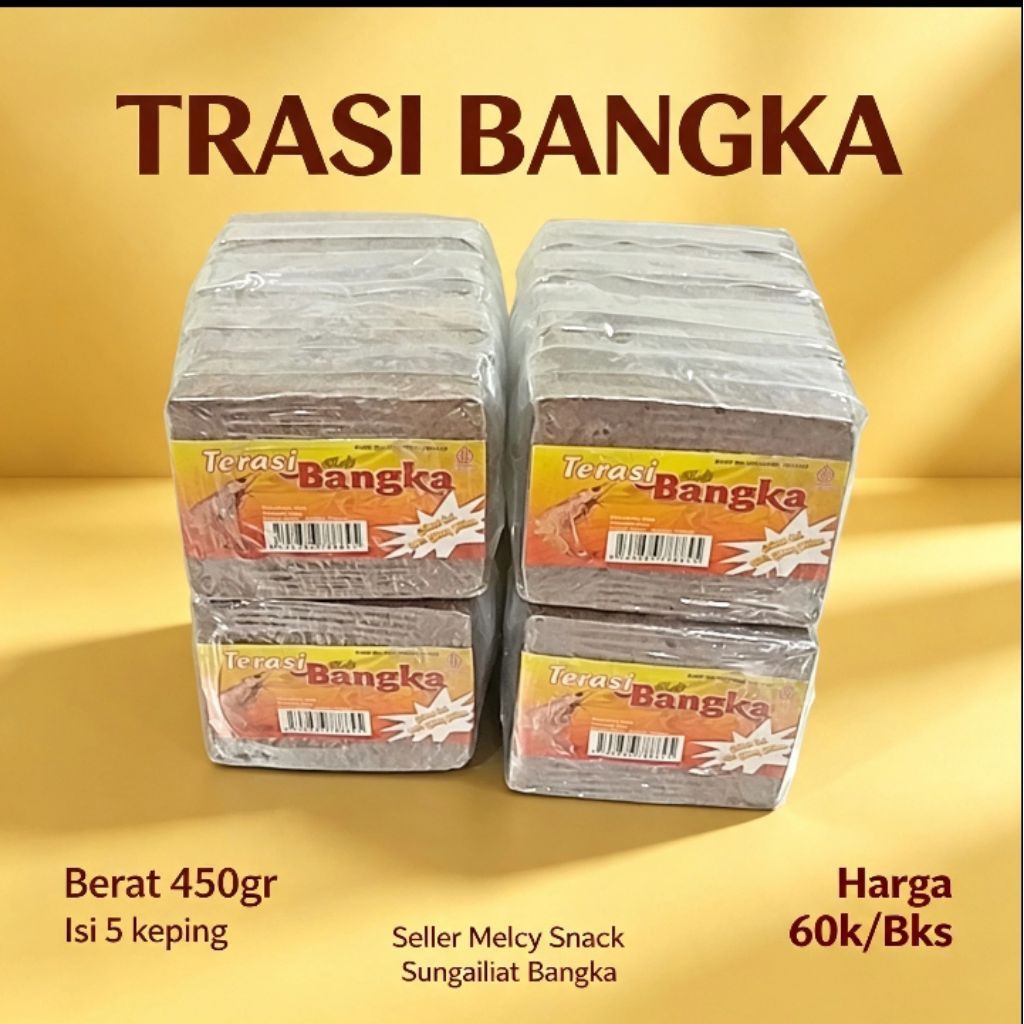Terasi Bangka Isi 5pcs / Terasi Bangka Halal