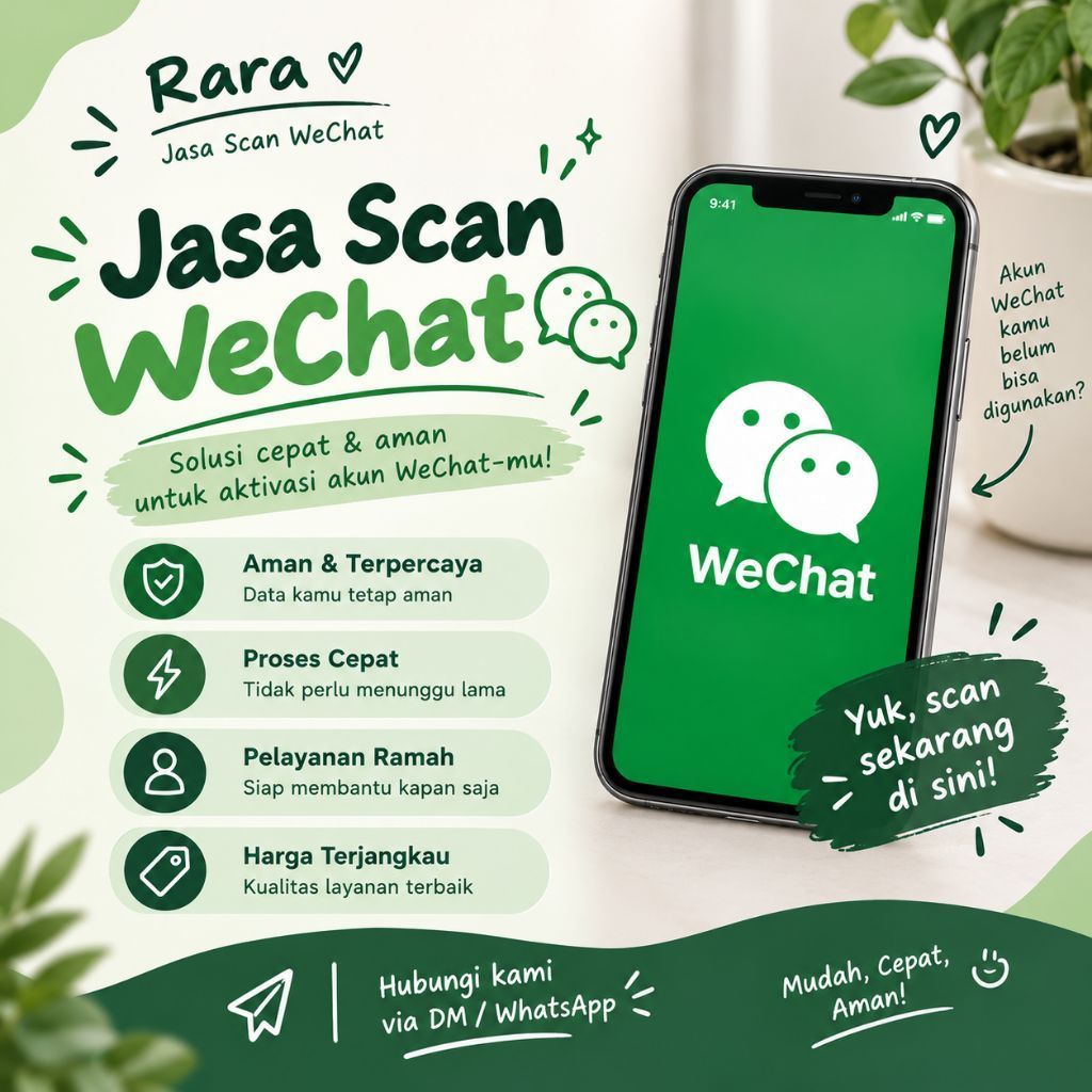 jasa scan wechat murah