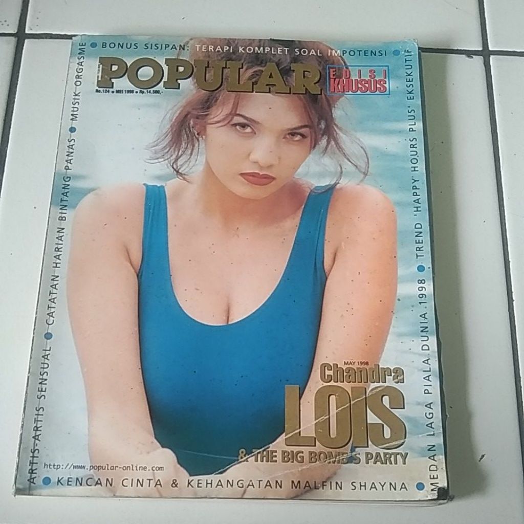 Majalah Popular Edisi Khusus Mei 1998 Chandra Lois & The Big Bomb's Party