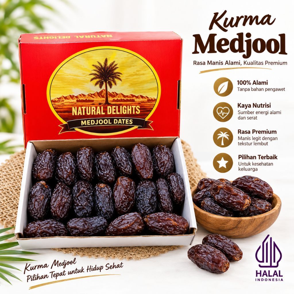 Kurma Medjool 1 Kg | Kurma Medjool Jumbo