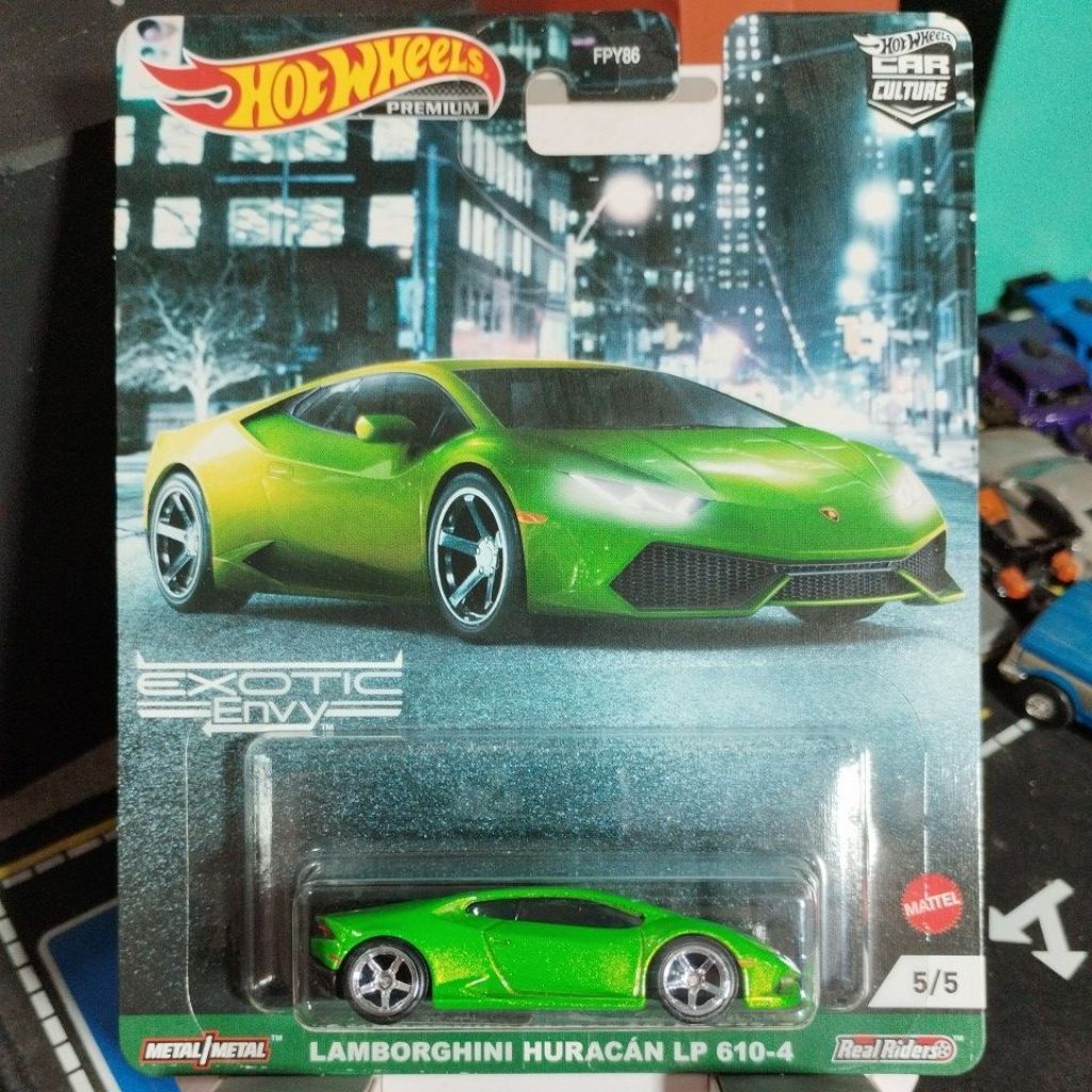 Hotwheels LAMBORGHINI HURACAN LP 610-4 EXOTIC ENVY 5/5