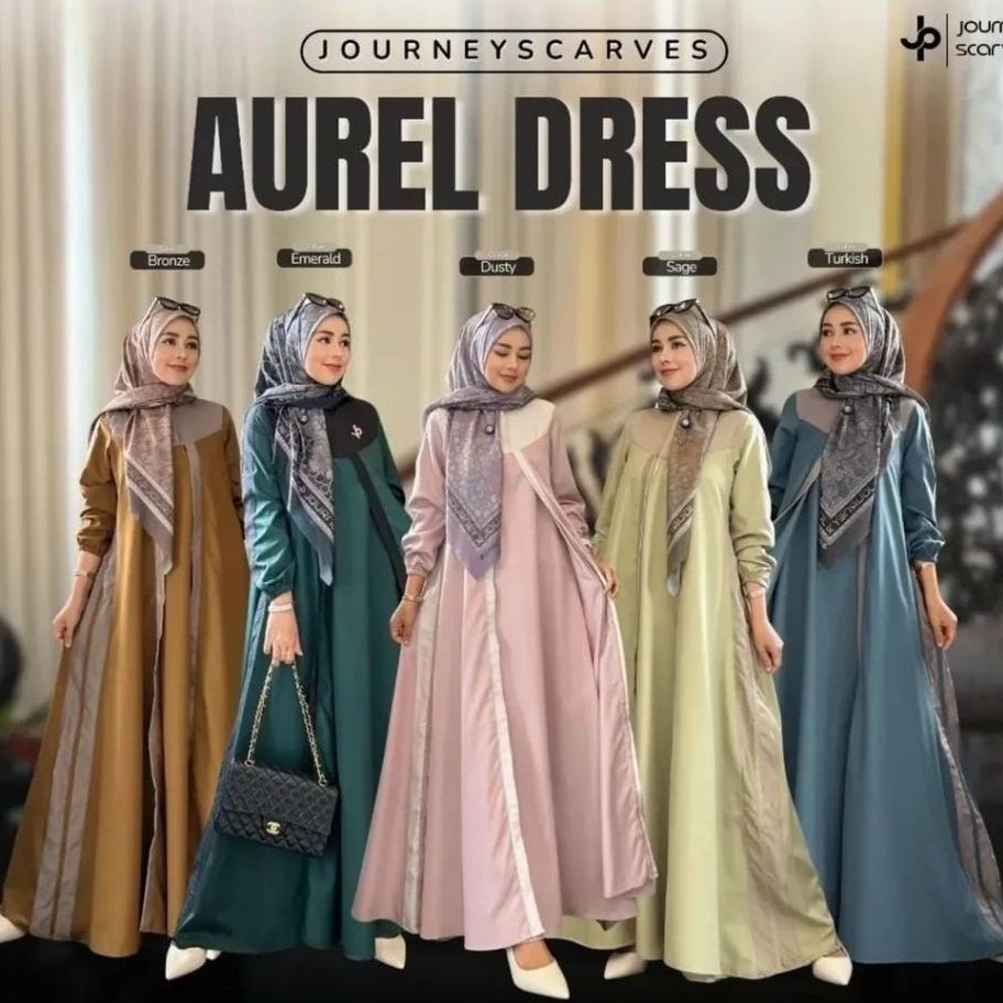 Aurel Dress By Journey Scarves Katun Toyobo S-3XL