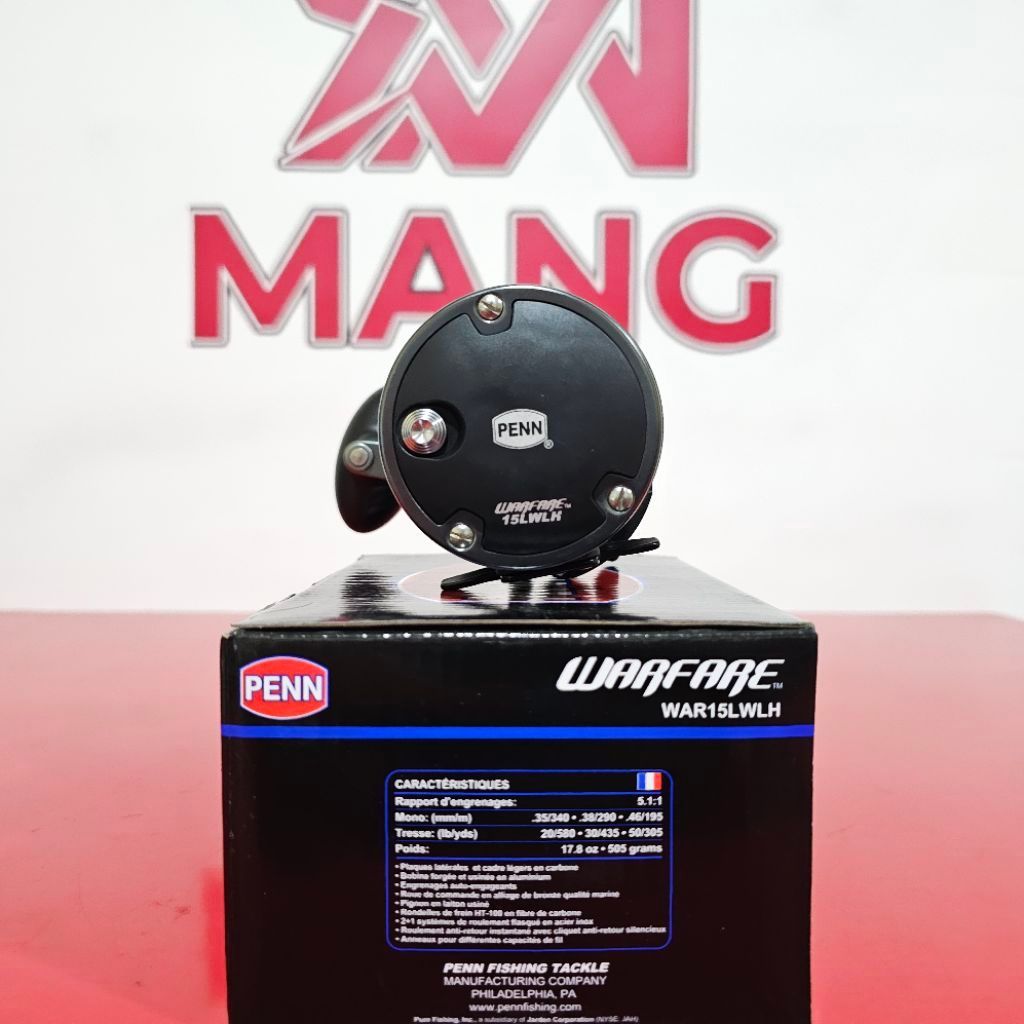 Reel PENN Warfare 15 Lw - Handle Kiri & Kanan
