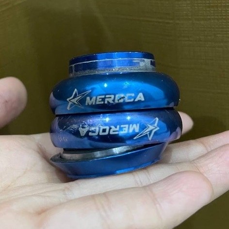 Preloved Headset Meroca Biru Pushbike
