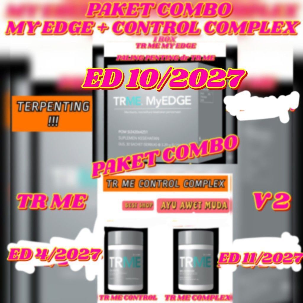 PAKET COMBO TR ME CONTROL COMPLEX & MY EDGE ED 4/2027