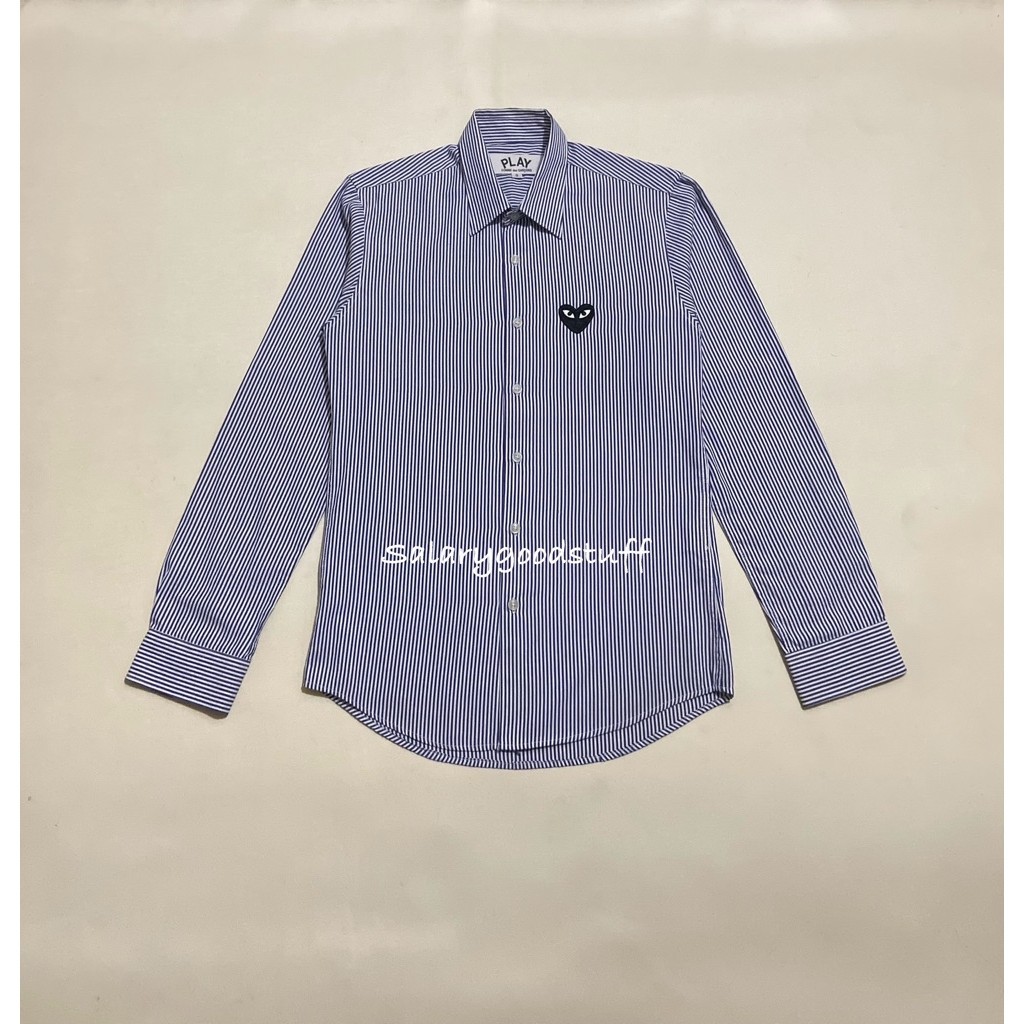 Kemeja Play Cdg stripe