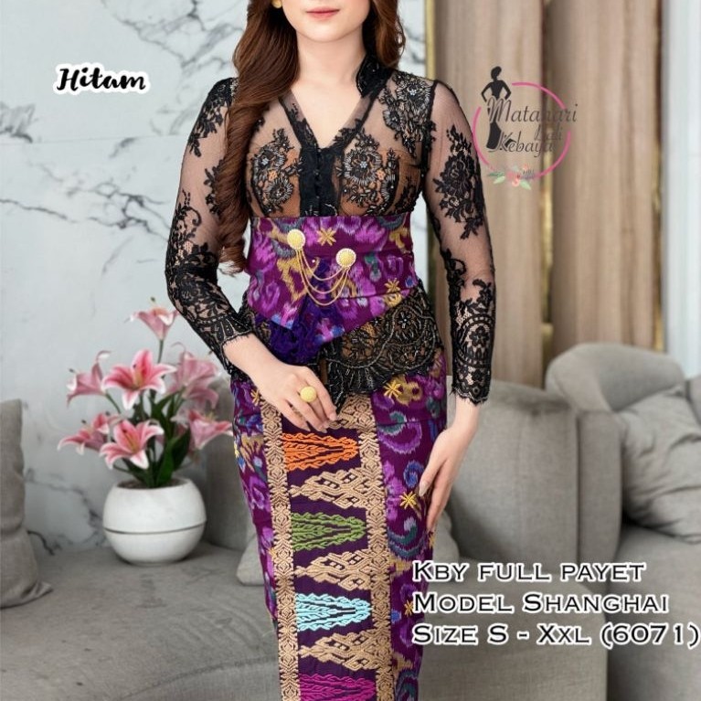 MatahariBaliKebaya - KEBAYA PAYET PREMIUM MODEL SHANGHAI