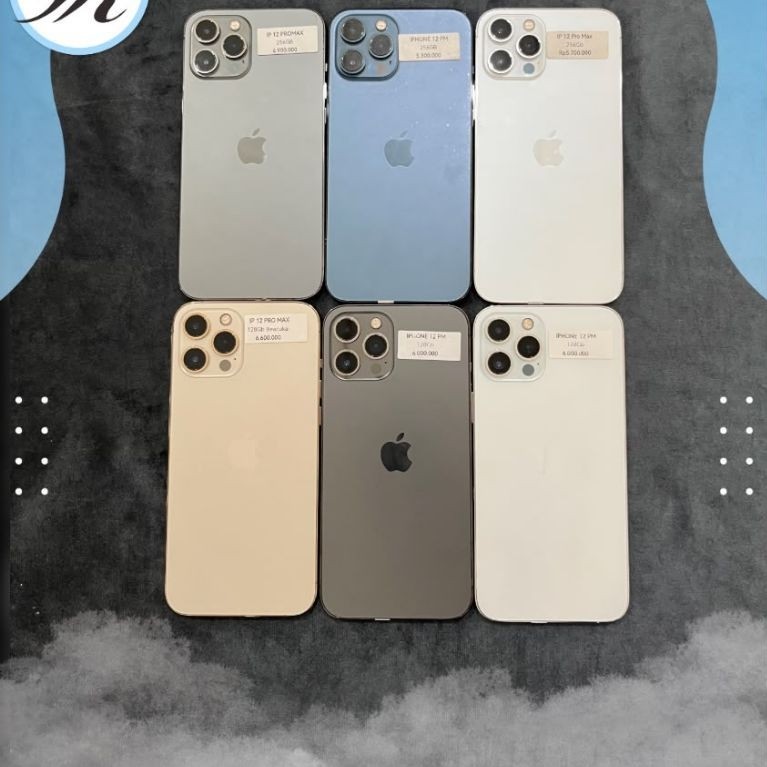 IPHONE 12 PROMAX 128 Gb / 256GB SECOND BERGARANSI