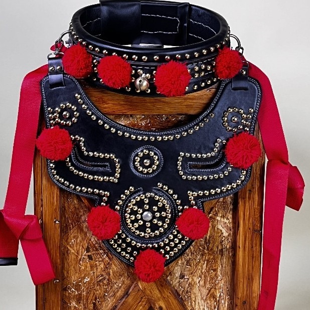 kalung domba / gongseng domba garut kulit asli (gareng)