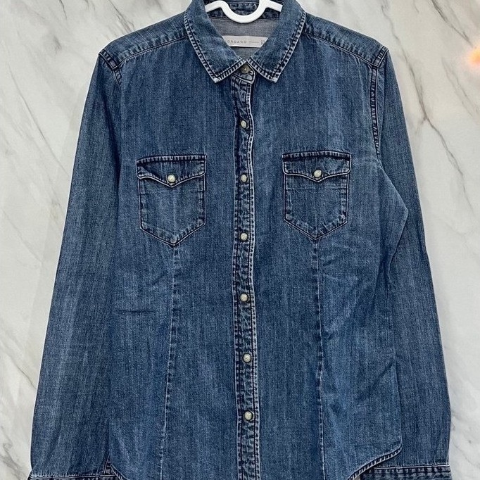 Kemeja Denim Giordano Second