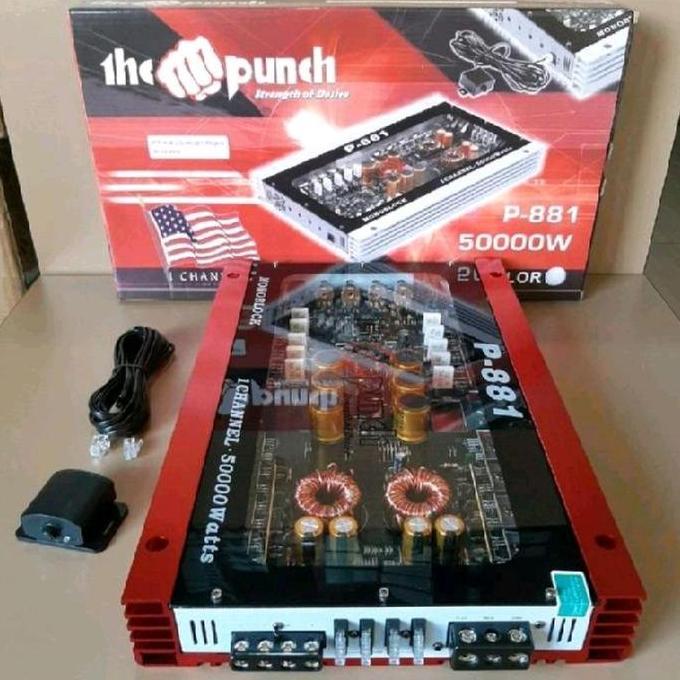 The Punck Monoblock P.881 Amplifier. 50000W 1 Channel Max.50000W