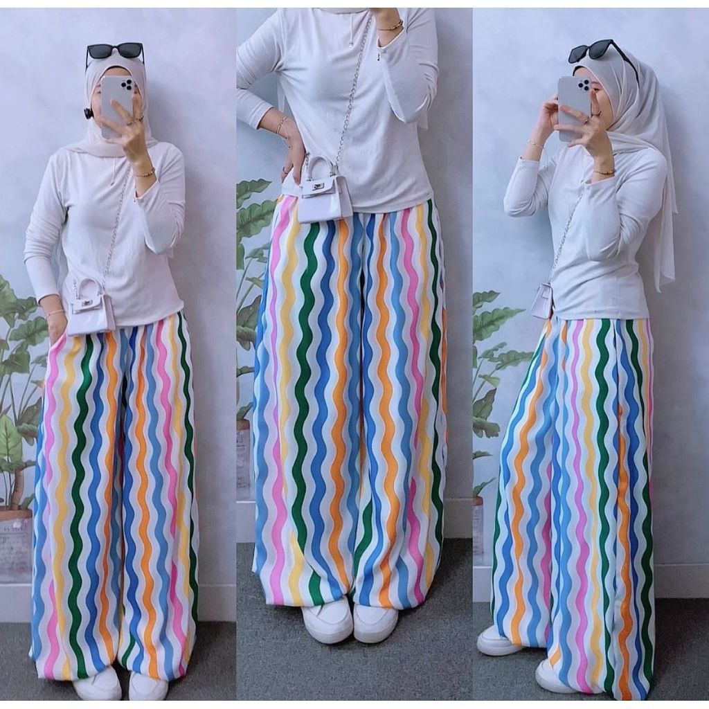 Candy Balloon Pants Bahan Hyget Premium Import Full Furing Casual Korean Style Celana Wanita Imp*rt