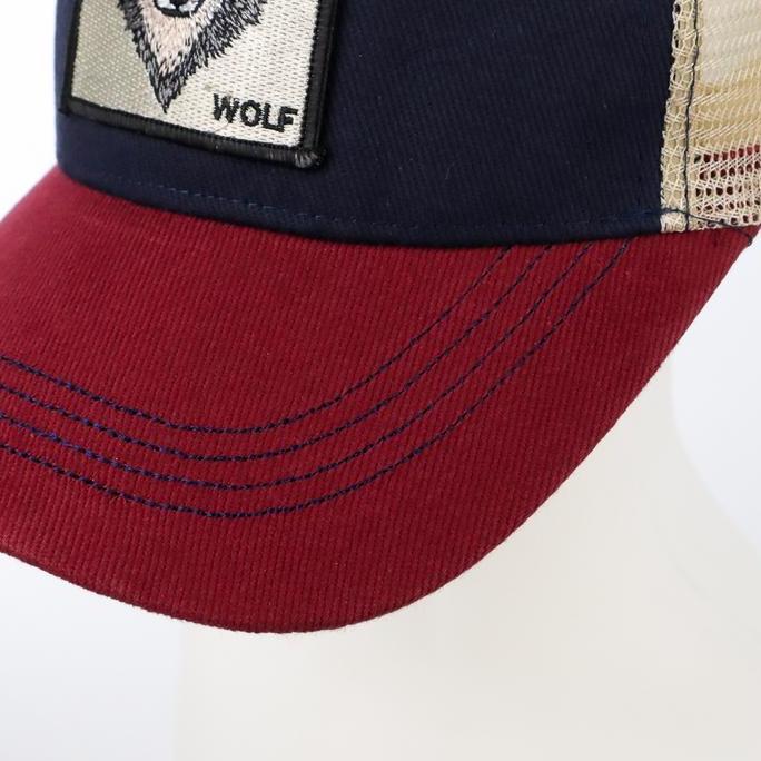 Zefus.olshop - WOLF Topi Trucker Baseball Wolf Quick Drying Mesh Topi Golf Cap