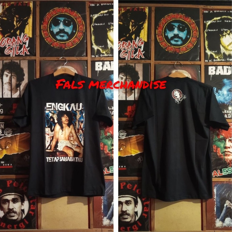 kaos iwan fals original serdadu engkau tetap sahabatku gbr