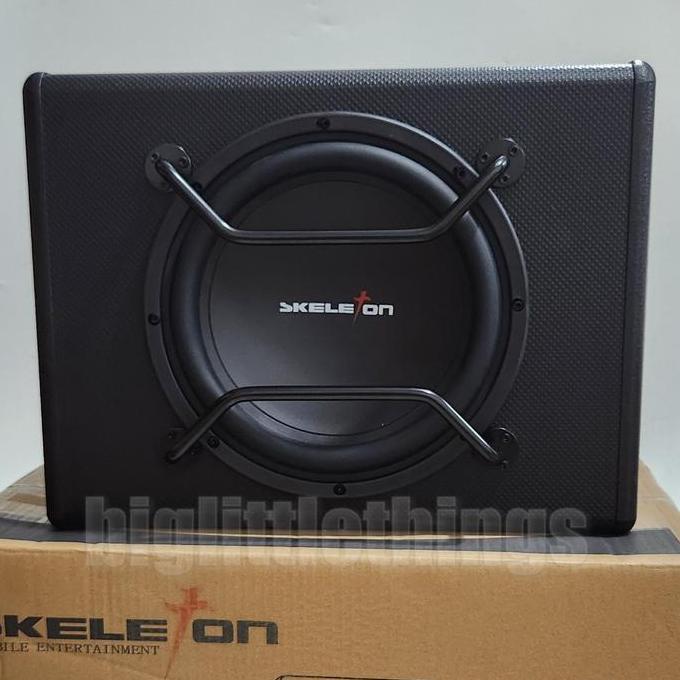 Basstube Mobil 12 Volt Dengan Subwoofer 10" atau 12" Merk Skeleton Dengan Power Amplifier