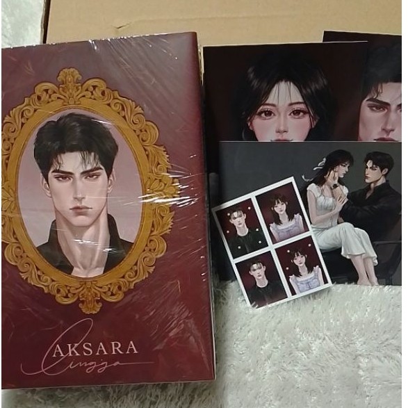 Novel Aksara Lingga sprayed edges HC SPLIT PAYMENT