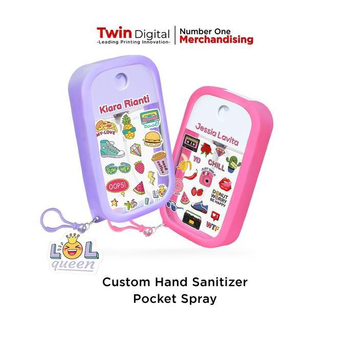 Custom Hand Sanitizer Pocket Spray 38ML Cair - Custom Hand Sanitizer