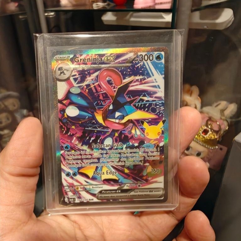 TCG Pokemon Greninja EX 154 SAR Indonesia