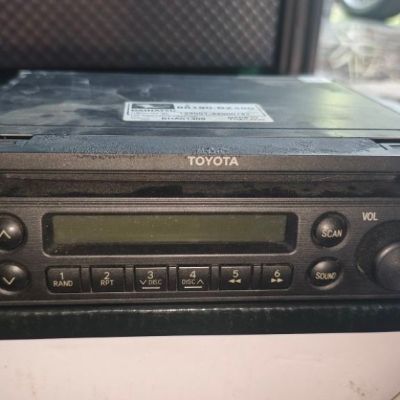 Tape Radio Fujitsu Singledin Original Toyota Avanza