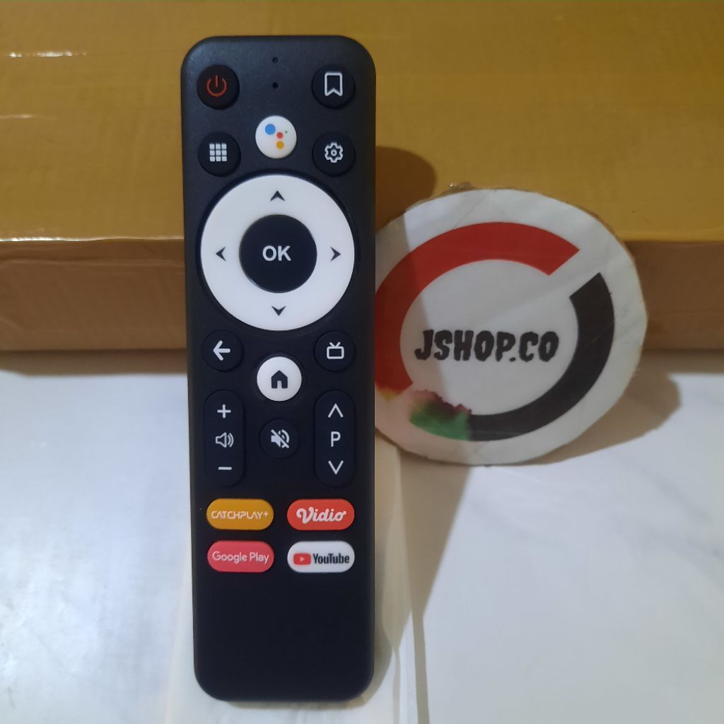 REMOTE/REMOT STB TV ANDROID XL HOME AKARI AX512 AX810/ADVAN AT01 VOICE MIRIP ORIGINAL