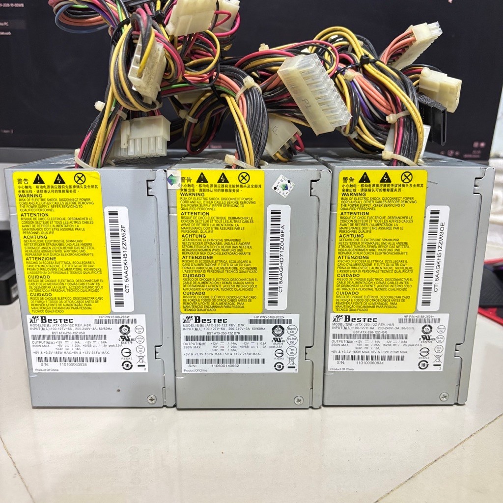 PSU KOMPUTER BUILT UP BESTEC 250W 20PIN