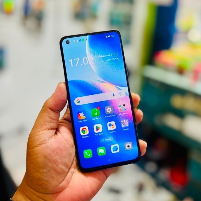 Oppo Reno 5 8/128 Hp Charger Second Seken Sekon Murah Ori8