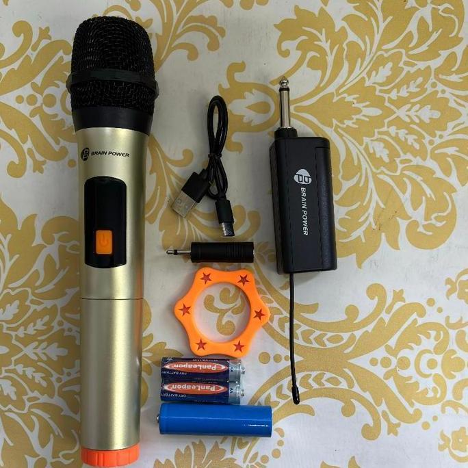 MICROPHONE WIRELESS MIC KARAOKE SINGLE MIC MKF-01