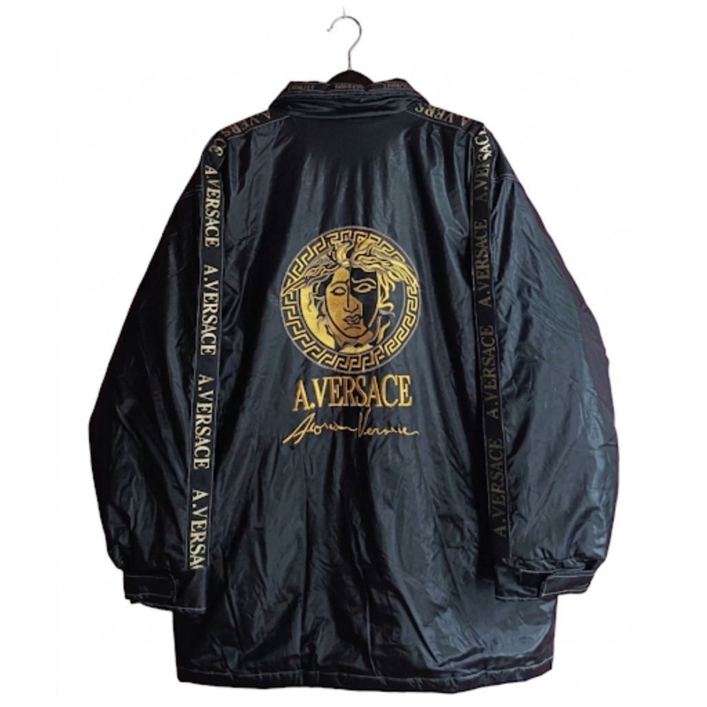 Jaket tebal big logo bordir Alfredo versace
