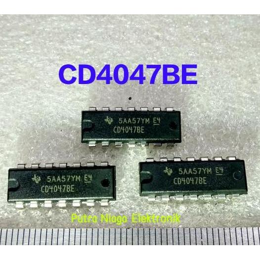 IC CD4047BE DIP 14 PIN CD4047 / TC4047 / HEF4047 / HCF4047