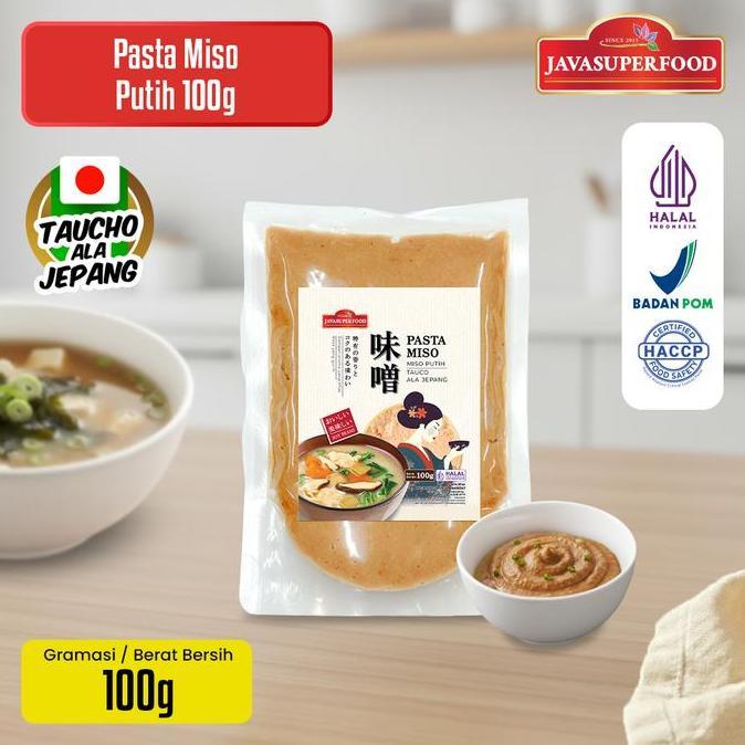 (HALAL) PASTA MISO PUTIH JAVA SUPER FOOD 100GR / TAUCO ALA JEPANG UNTUK MISO SOUP RAMEN UDON / MISO 