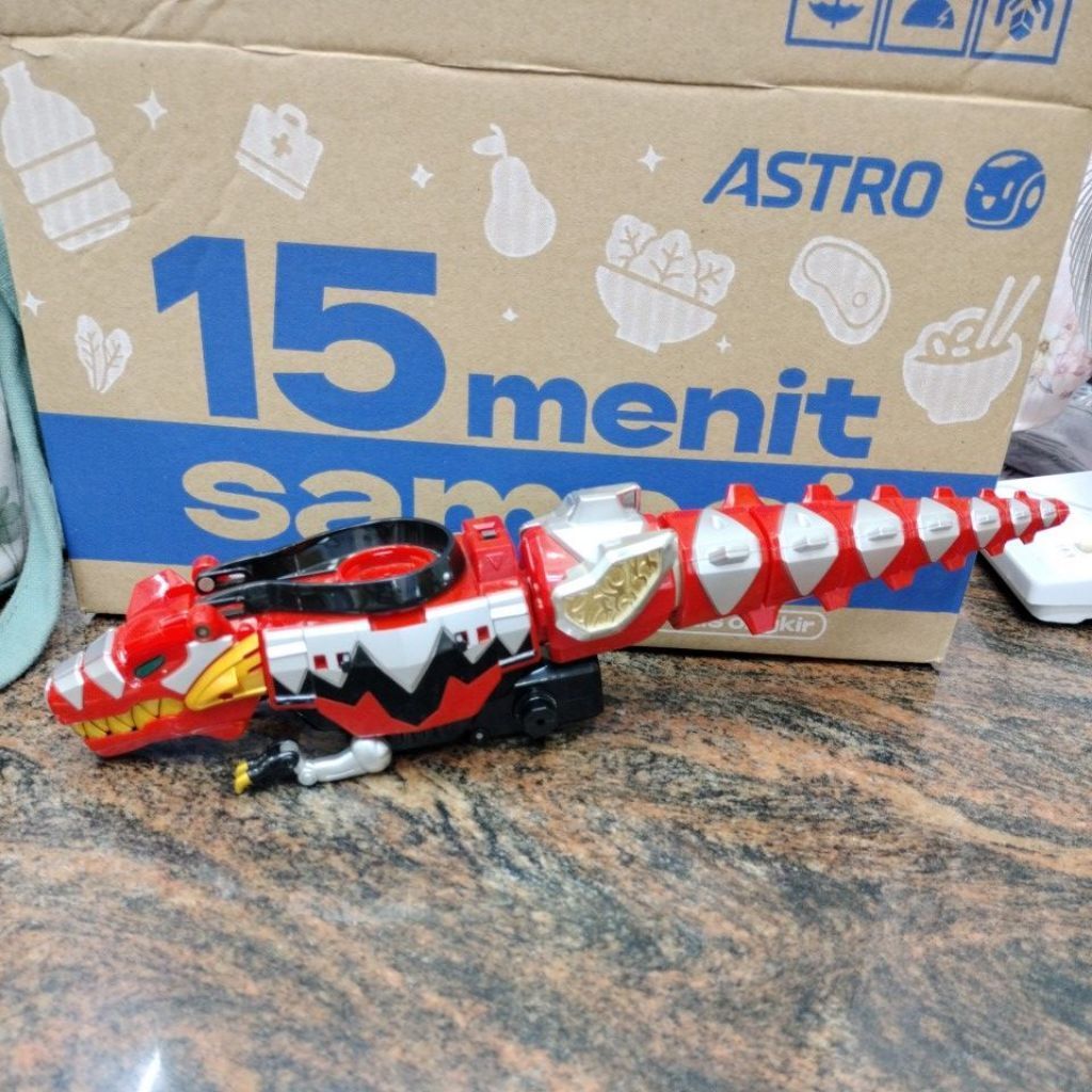 DX Power Ranger Bakuryuu Sentai Abaranger Tyrannosaurus Red DX Second Junk