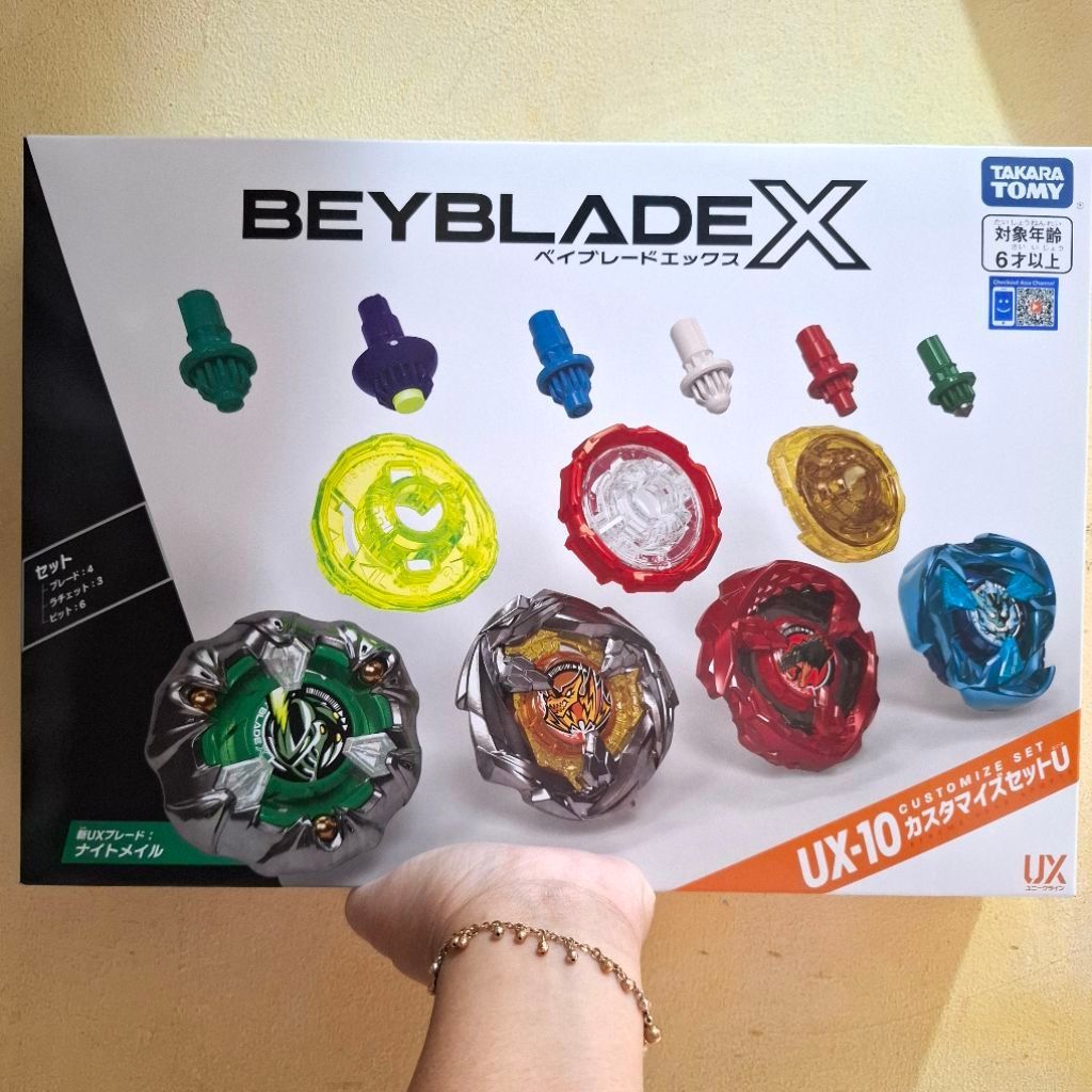BEYBLADE X UX-10 CUSTOMIZE SET ORI TAKARA TOMY