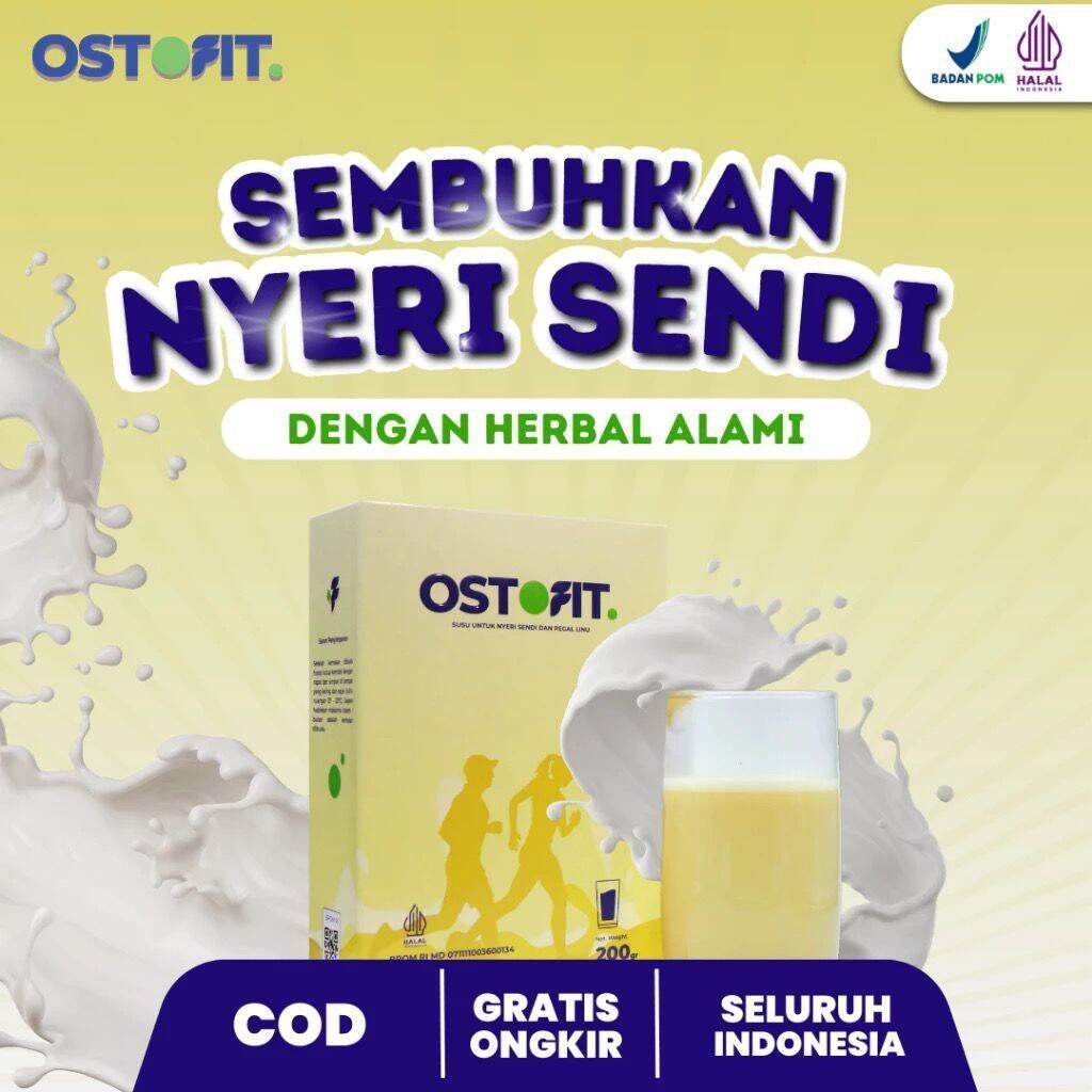 Ostofit Original Susu Herbal 200gr Tinggi Kalsium - Bahan Alami Atasi Nyeri Tulang Sendi