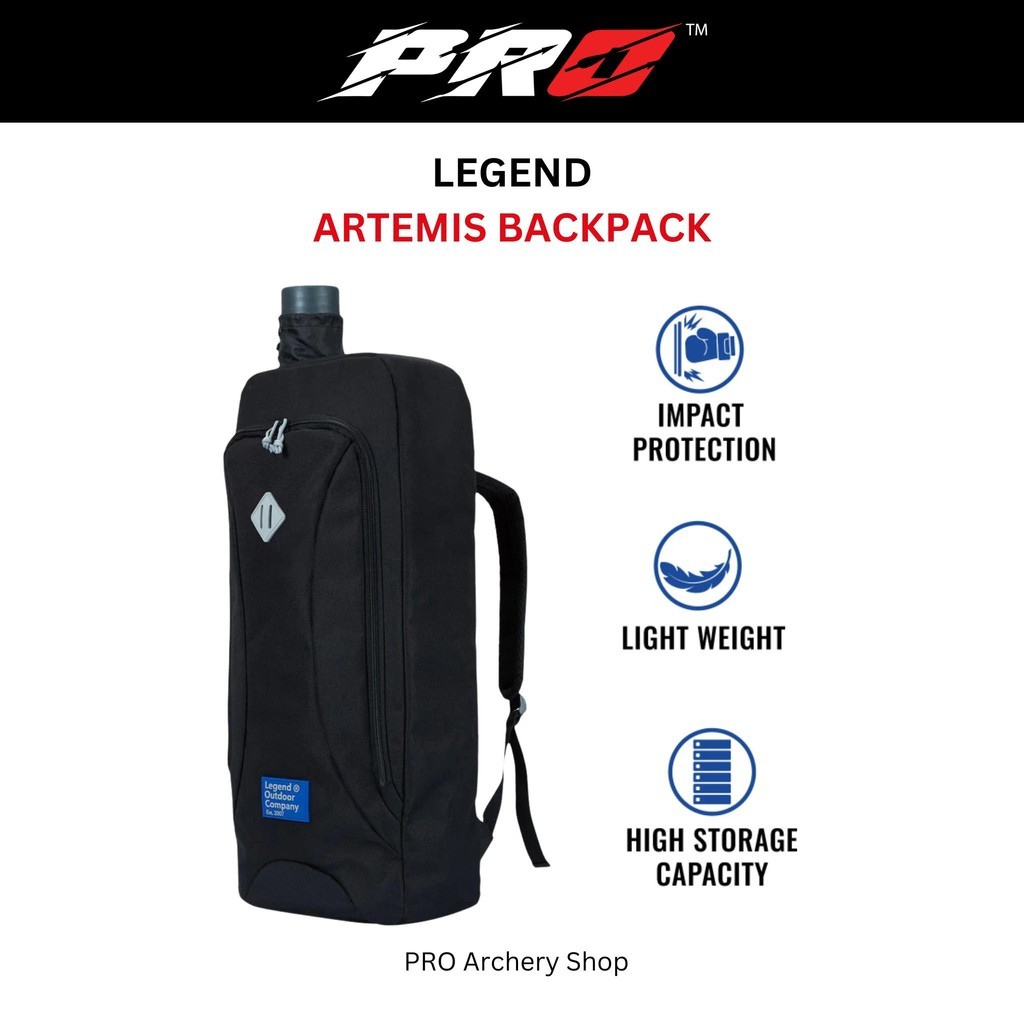 LEGEND RECURVE BACPACK ARTEMIS / BACKPACK LEGEND ARTEMIS / TAS RANSEL PANAHAN / TAS BUSUR PANAHAN